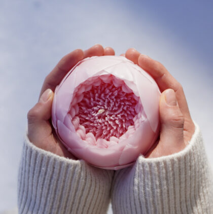 küünal ‘roosa roos’ mesilasvahast