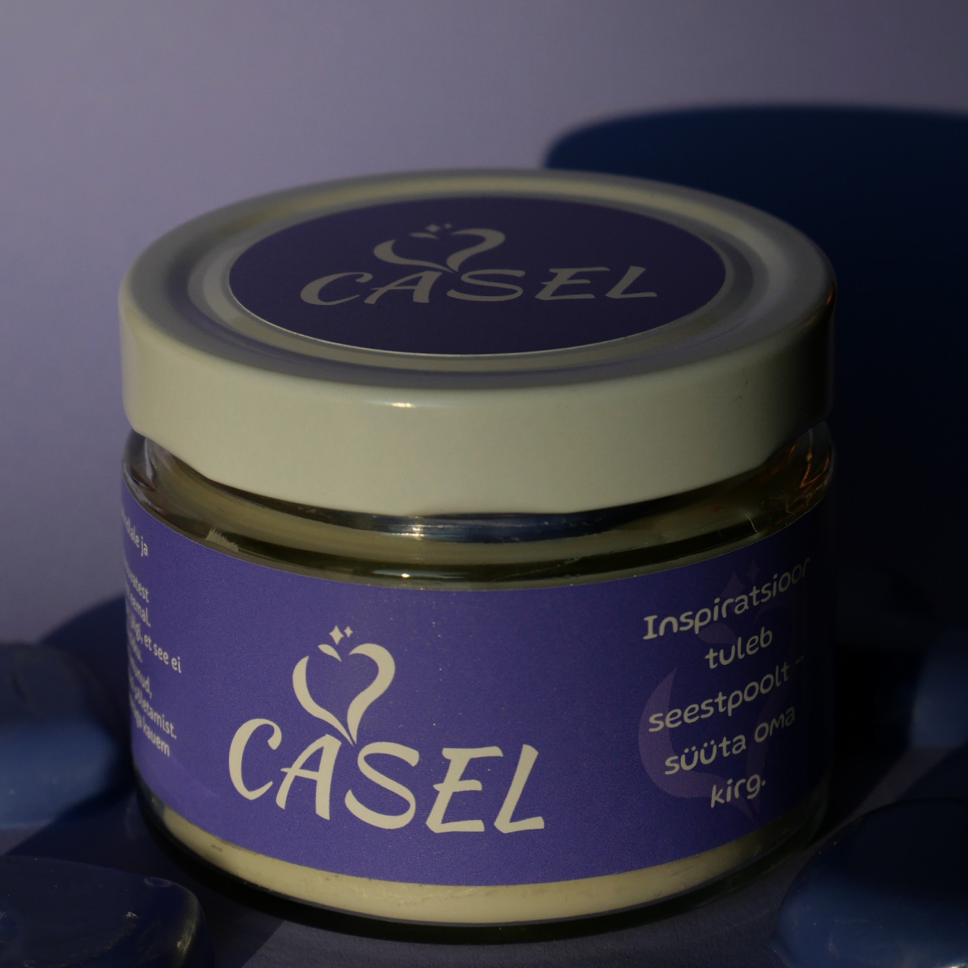 küünal 'kaks südant' sojavahast küünal 'kaks südant' sojavahast